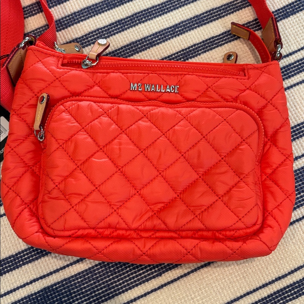 NWT MZ Wallace Metro Scout Deluxe Crossbody Bag in Poppy - Picture 3 of 14